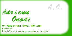 adrienn onodi business card